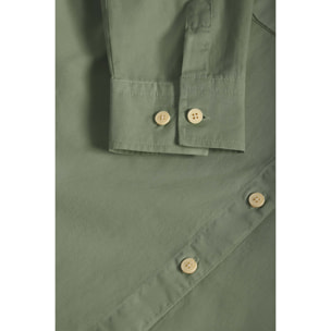 Camicia loose fit verde con taschini e dettagli Polo Club