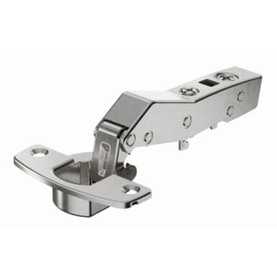 Charnière Sensys avec amortisseur HETTICH à visser - ép.porte 15/28 cais.30° 95°- porte en applique - 9088016