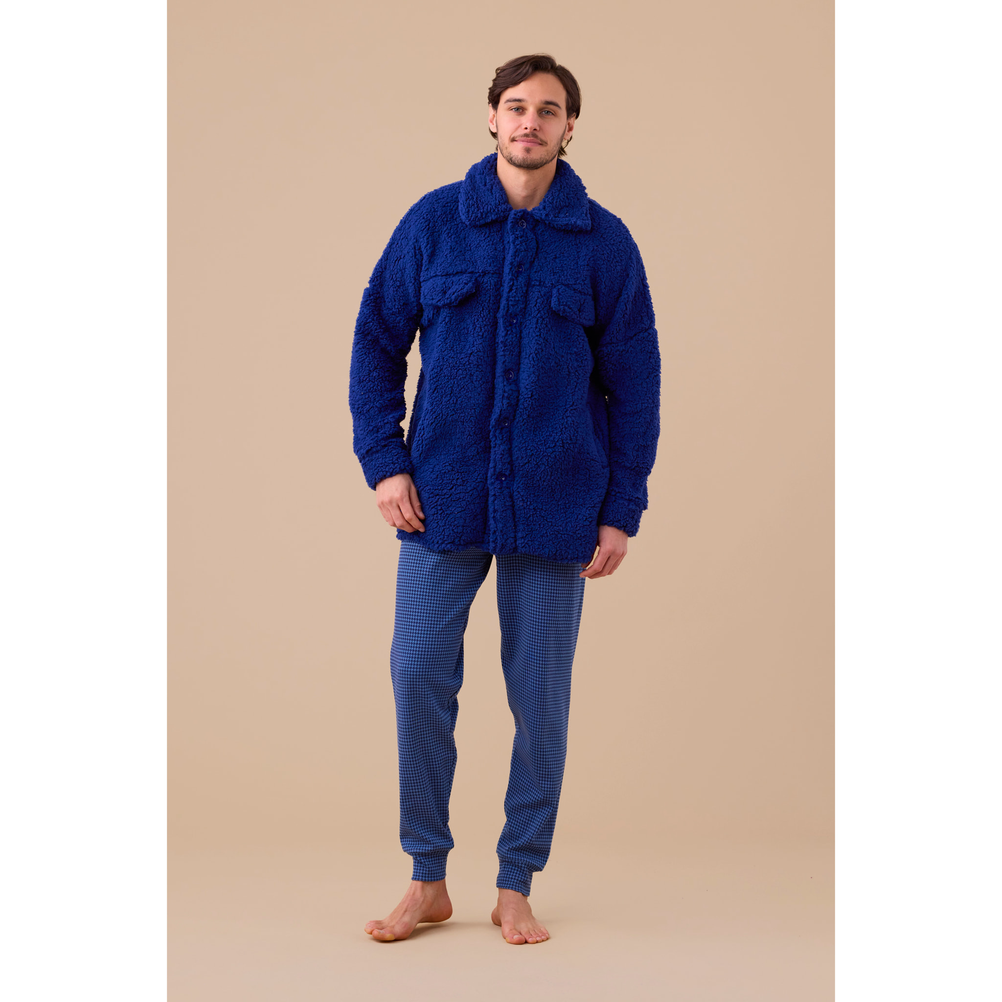Giacca uomo eco-pelliccia articolo unito. Noidinotte