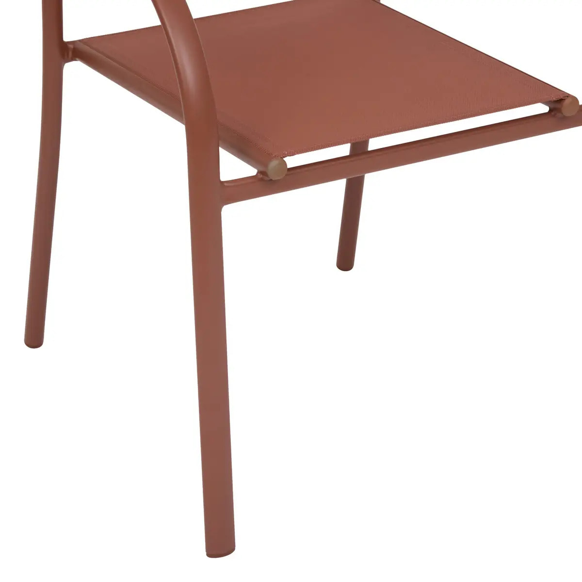 Fauteuil de jardin Piazza empilable acajou