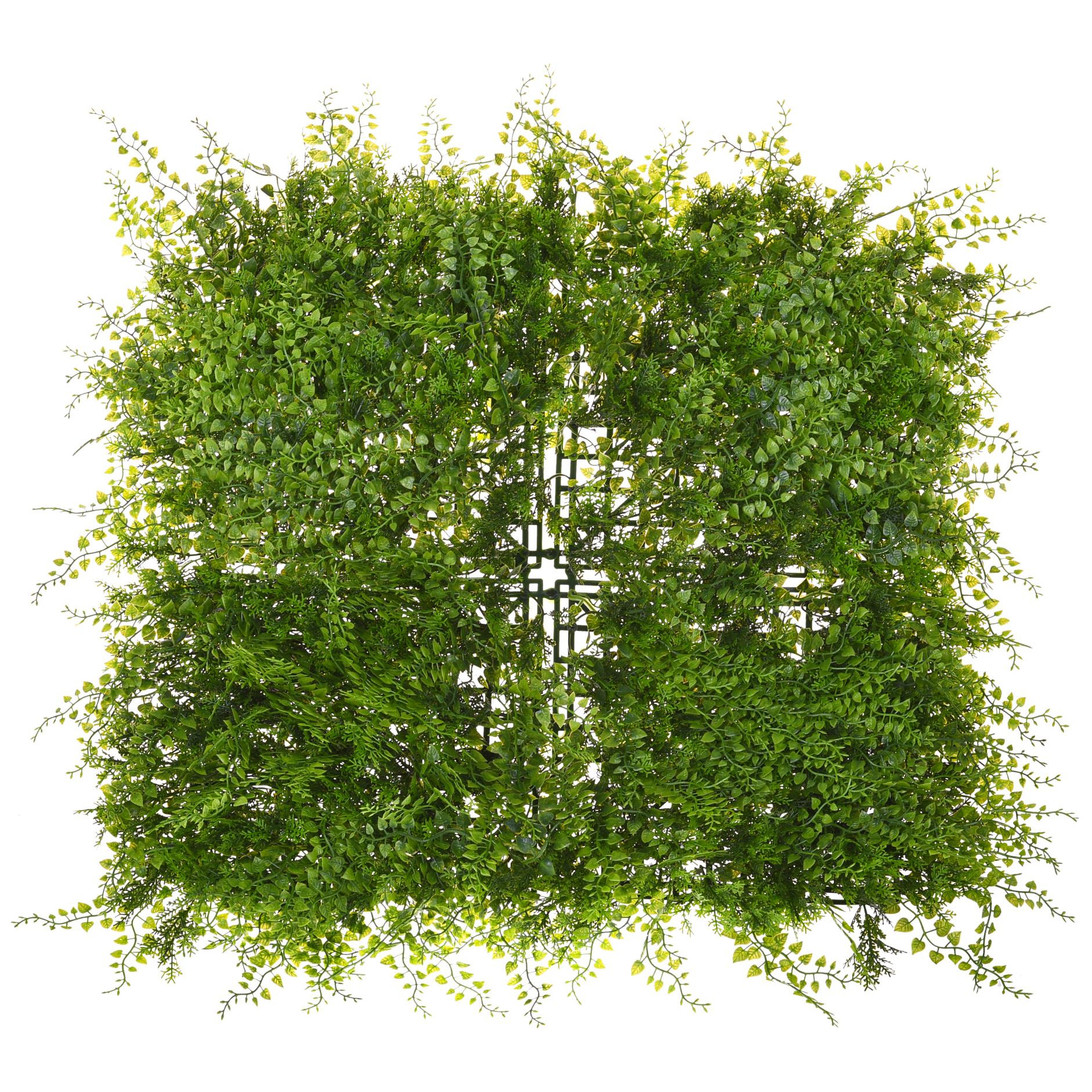 Matonella Mix Si Felce. Larghezza 50 Cm - Pezzi 1 - 50X50X5cm - Colore: Rosso - Bianchi Dino - Piante Artificiali