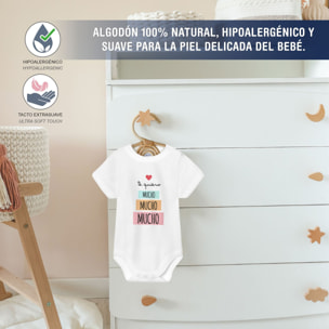 Body bebé personalizado frases algodón