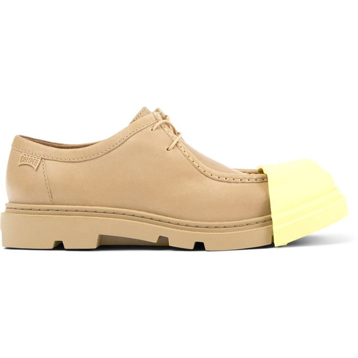Zapatos de cordones - CAMPER Junction - Beige - Piel de ante