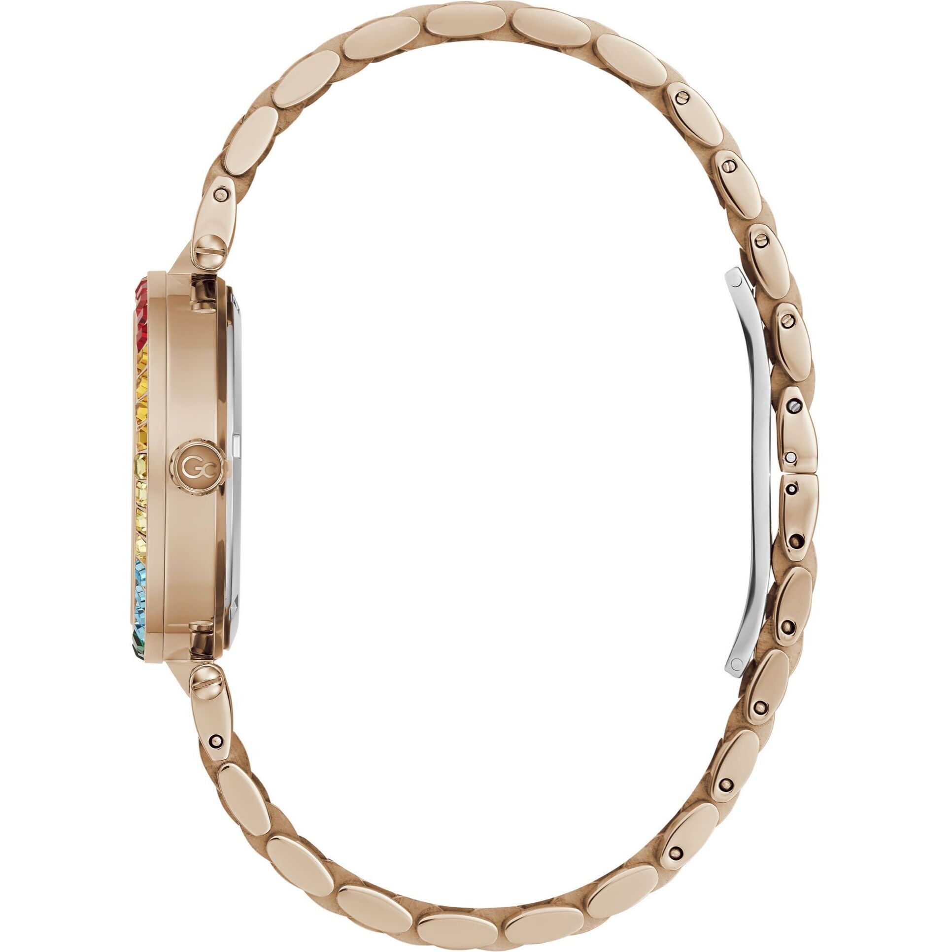 Gc Reloj De Cuarzo Con Fecha Y Día Gc Flair Crystal