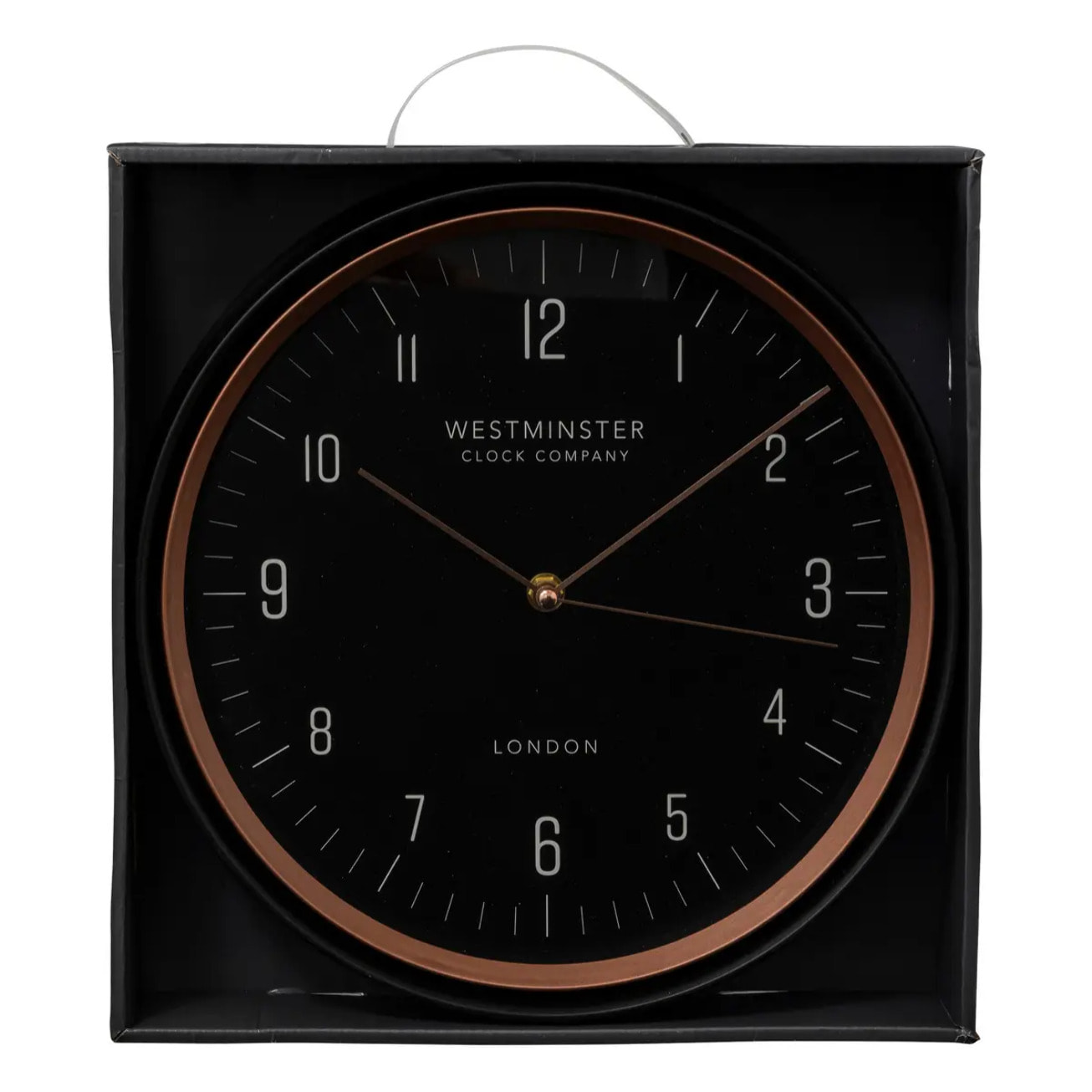 Horloge "Sven" D29cm noir