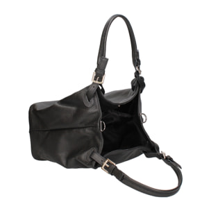 Borsa a spalla da donna In Vera pelle Made in Italy 29x32x17 cm