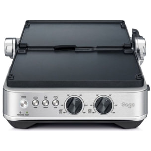 Grille-viande SAGE APPLIANCES SGR700BSS4EEU1 inox 2 zones de cuisson, plaques amovibles, 33x25 cm