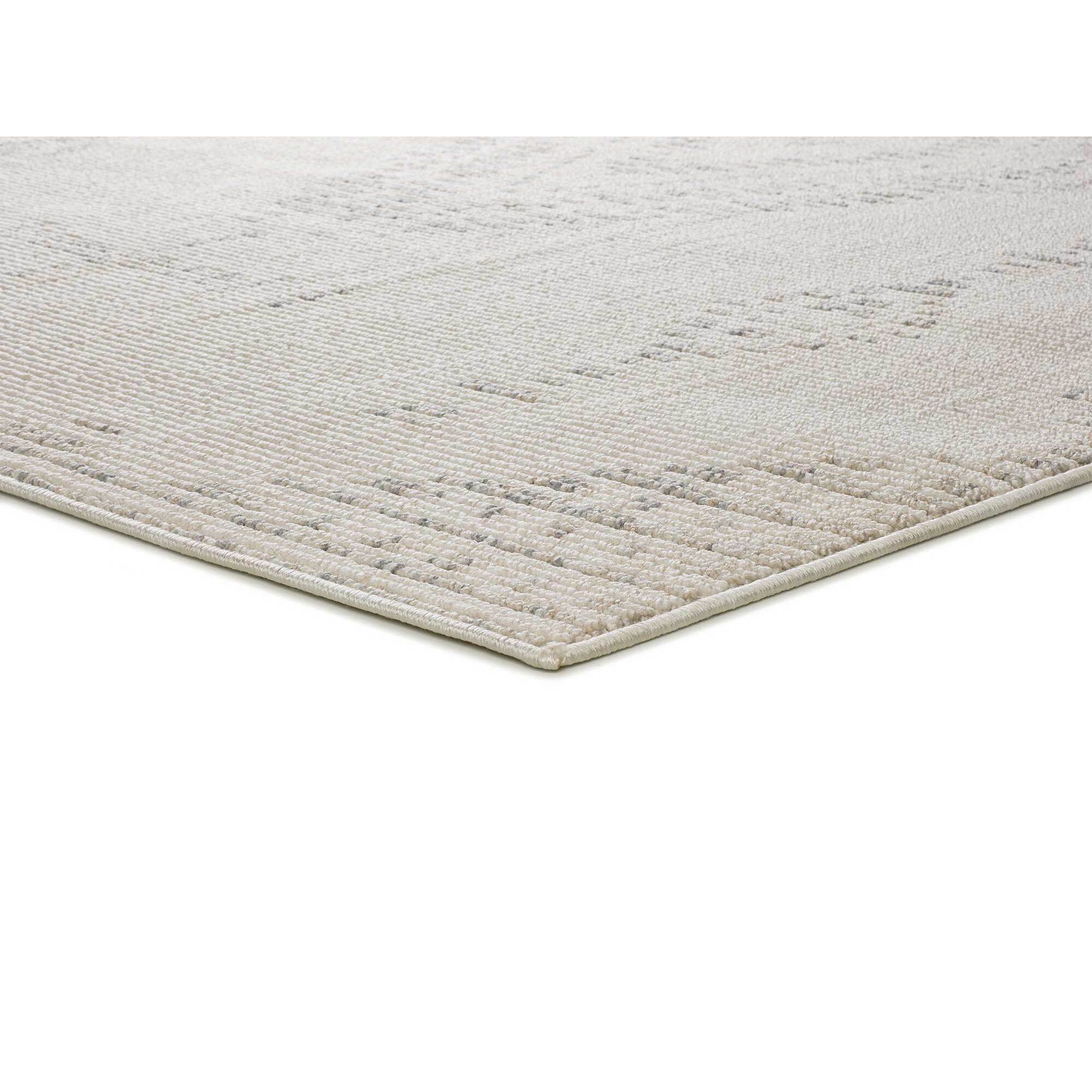 ELEMENT Alfombra en estilo Ã©tnico con relieve de color beige, varias medidas disponibles.