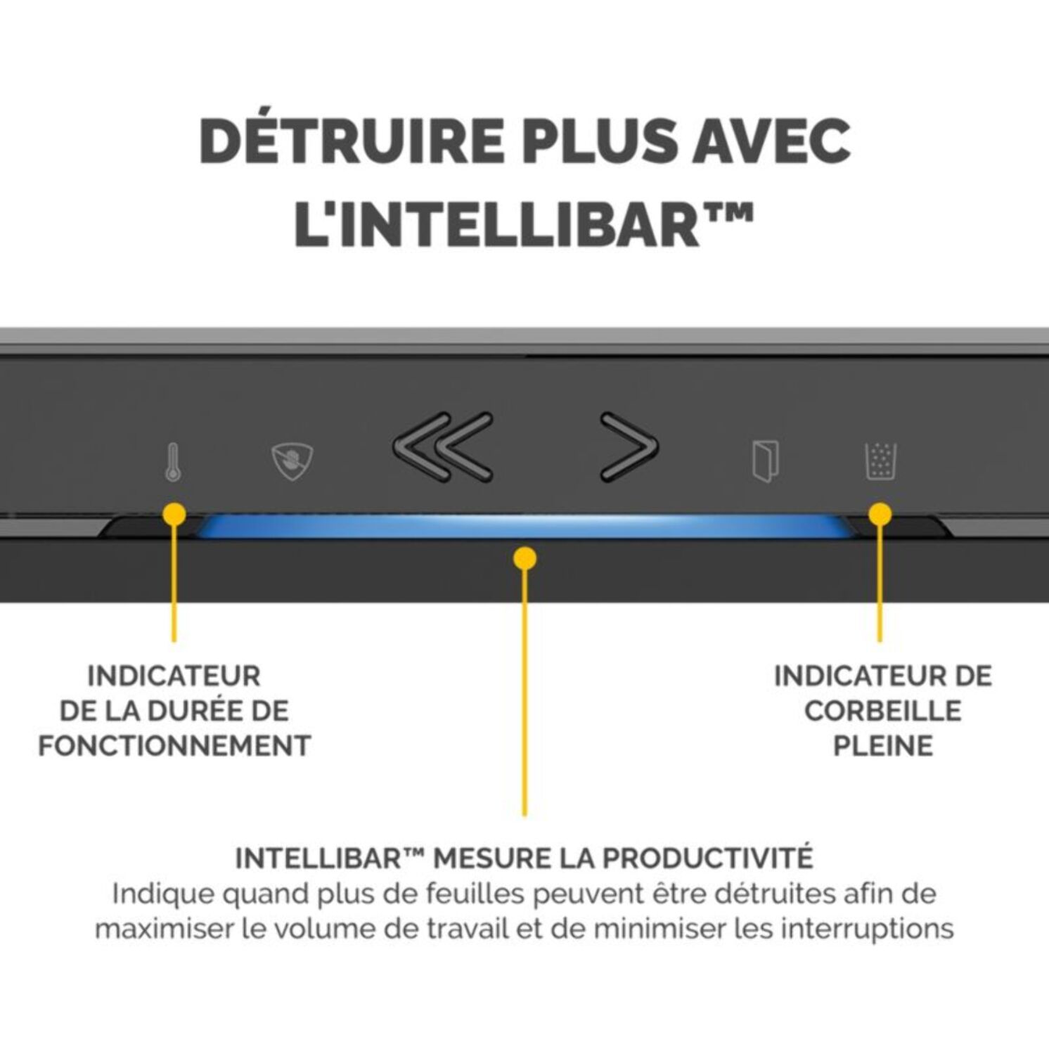 Destructeur FELLOWES MICROSHRED LX210 NOIR