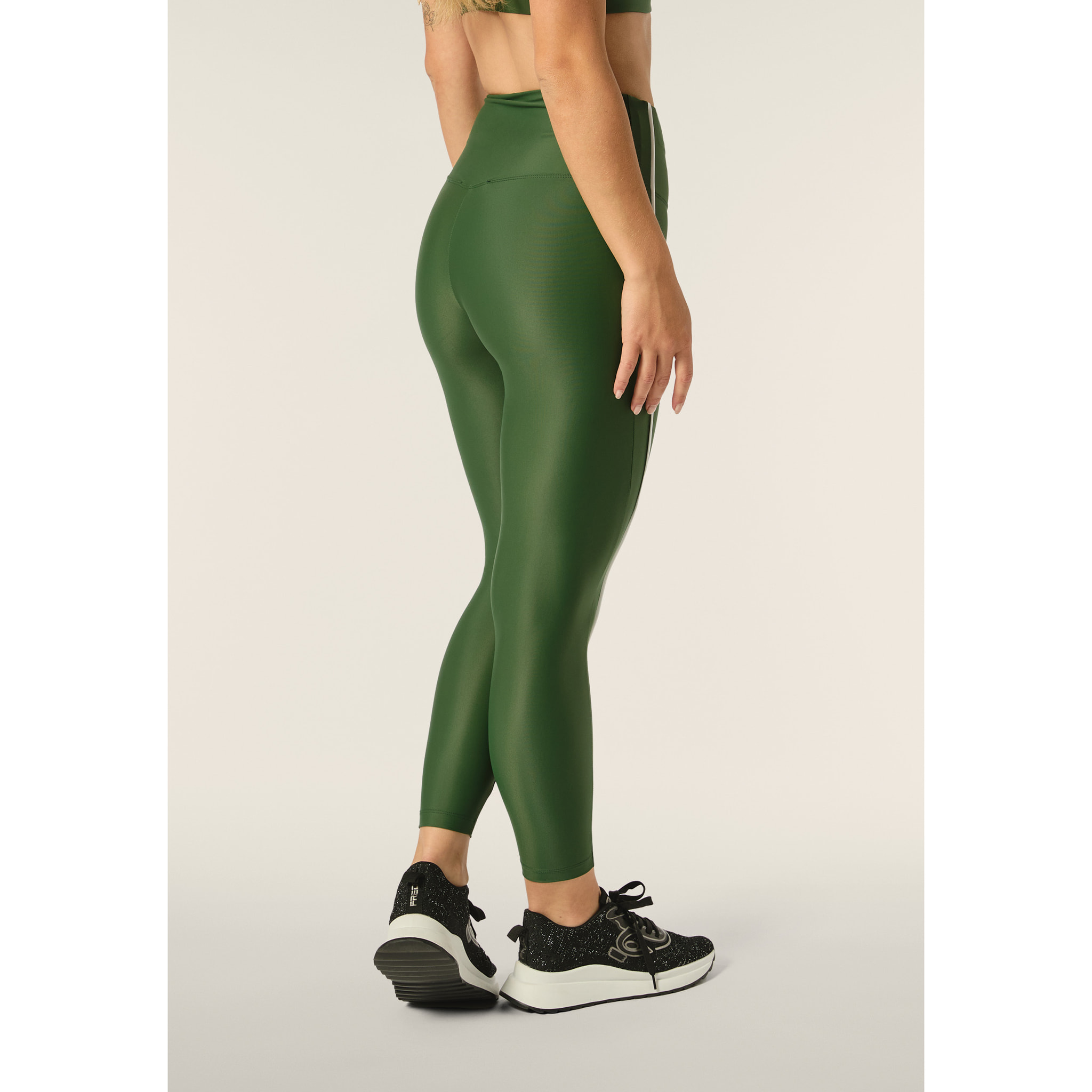 Leggings 7/8 Vita Alta con bordature a contrasto