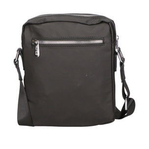 Borsa a tracolla uomo - Modello False - 100% pelle PU - 20.0 x 23.0 x 7.0 cm