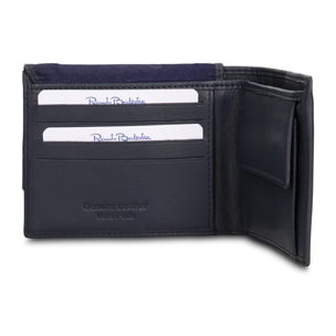 Portafoglio uomo in vera pelle - Modello Erevan Pro - Casual - 11.5 x 9.0 x 2.0 cm