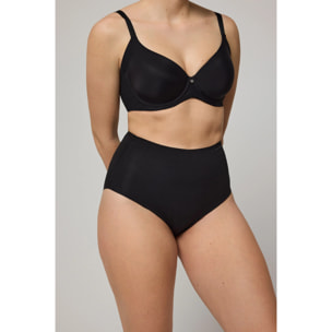 Slip riduttore laser in cotone a compressione media, nero