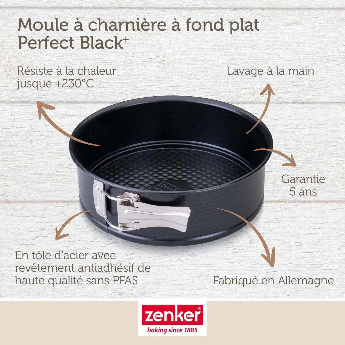 Moule à manqué à charnière Zenker PerfectBack+