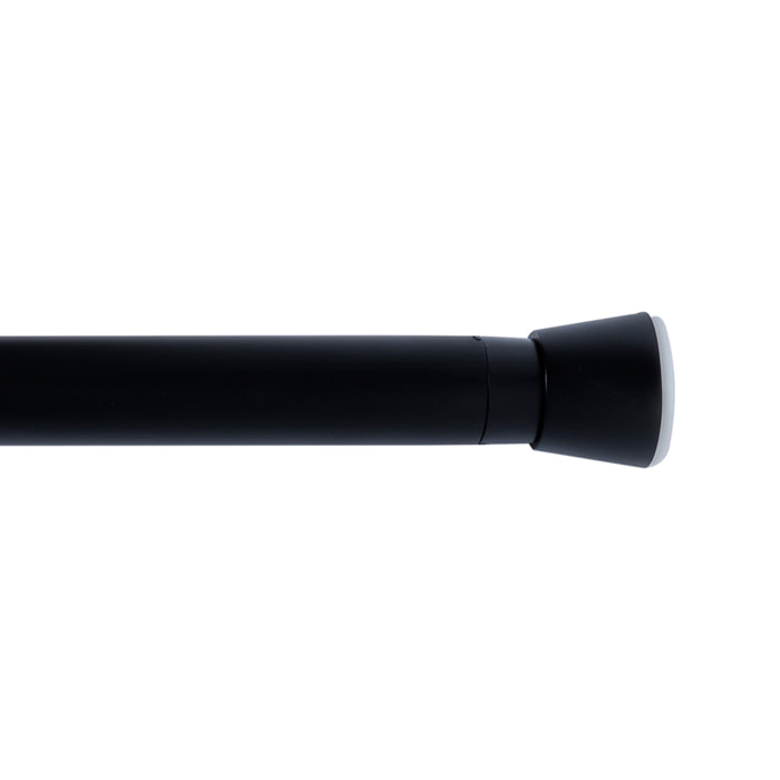 Barra presión extensible sin taladrar Negro