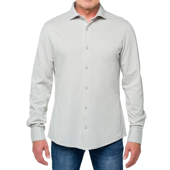 Camicia in cotone Hot Buttered Jefferson Grigio chiaro