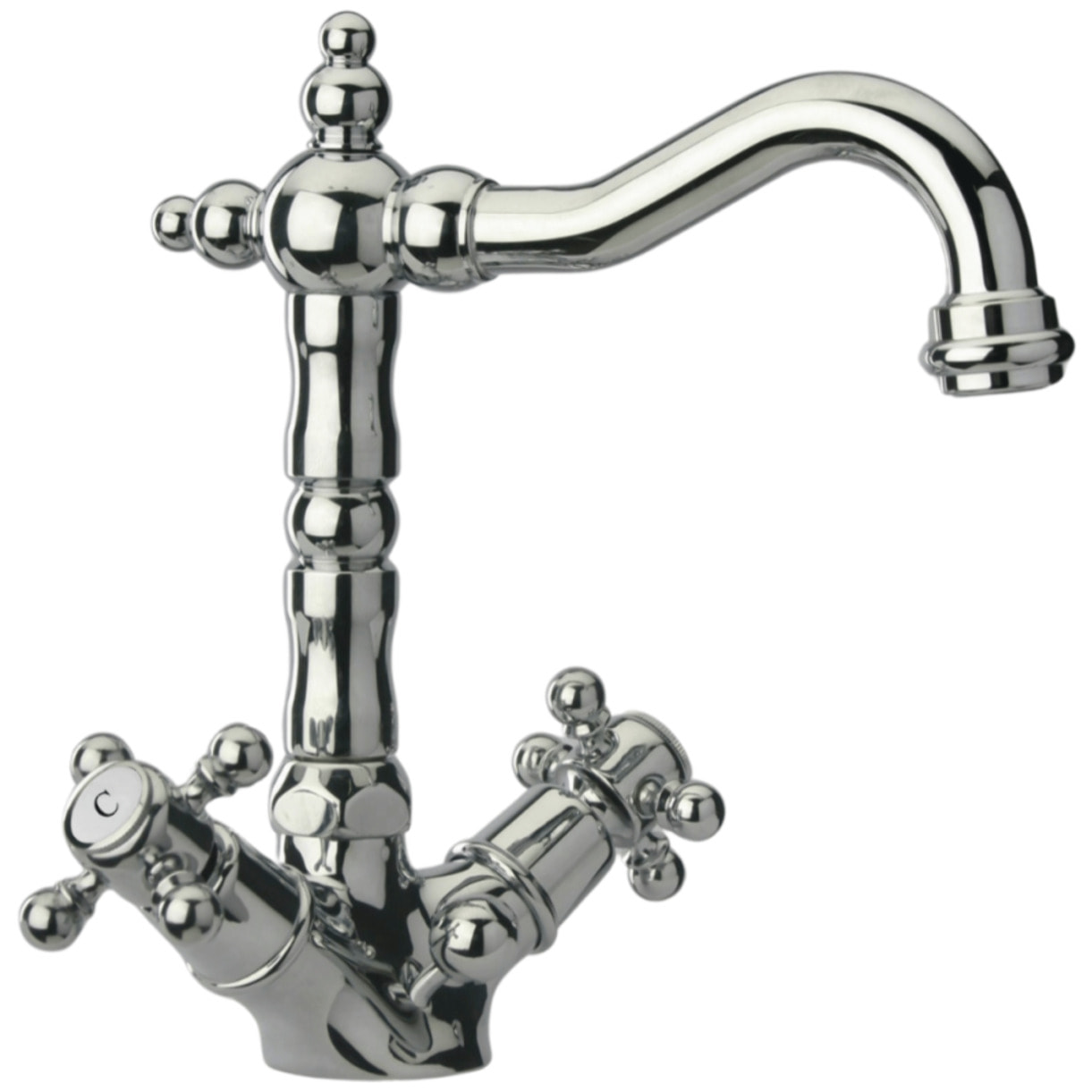 Mélangeur lavabo bec rétro PAINI Tiffany Chromé