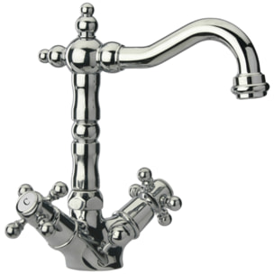 Mélangeur lavabo bec rétro PAINI Tiffany Chromé