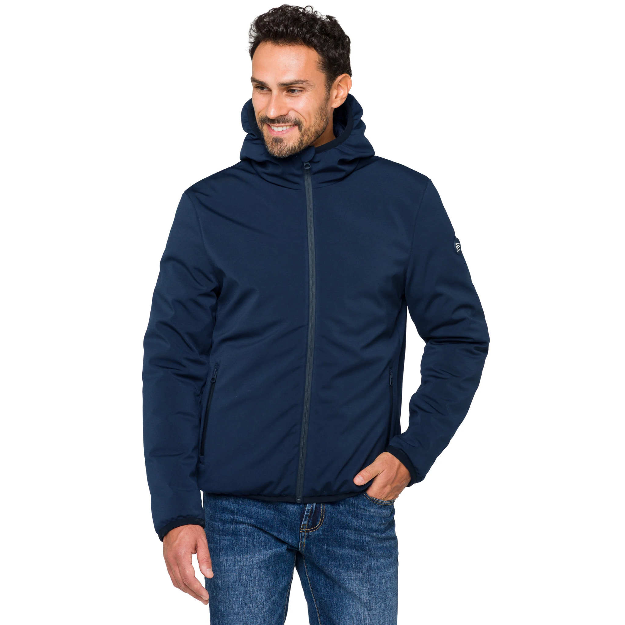 Chaqueta ANDAZ acolchada impermeable azul