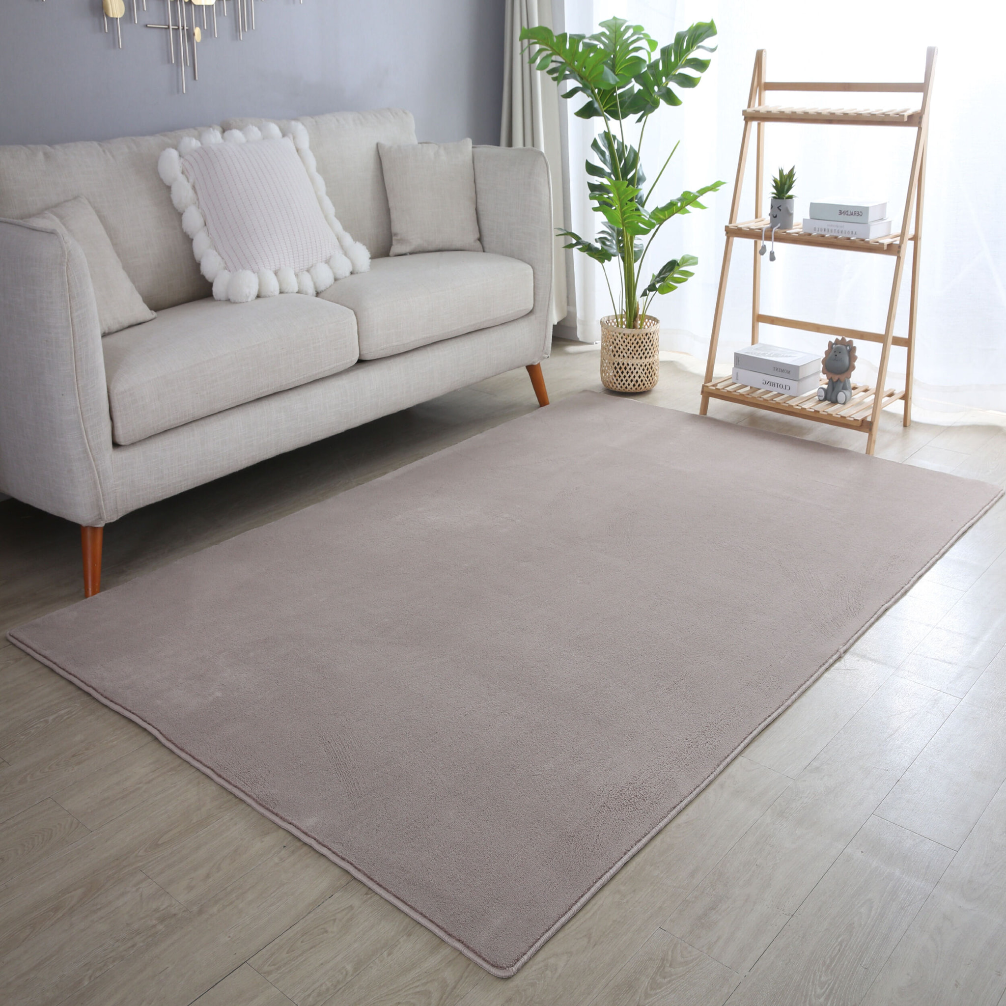 MOSCOU - Tapis uni Beige
