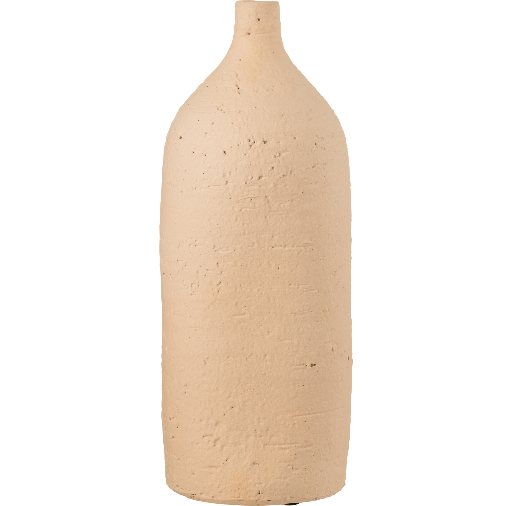 J-Line vase Enya Bouteille - céramique - beige - large - 40 cm de hauteur
