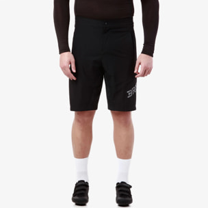 Briko - Pantaloni Corti, Uomo, Nero - Offroad Bermuda