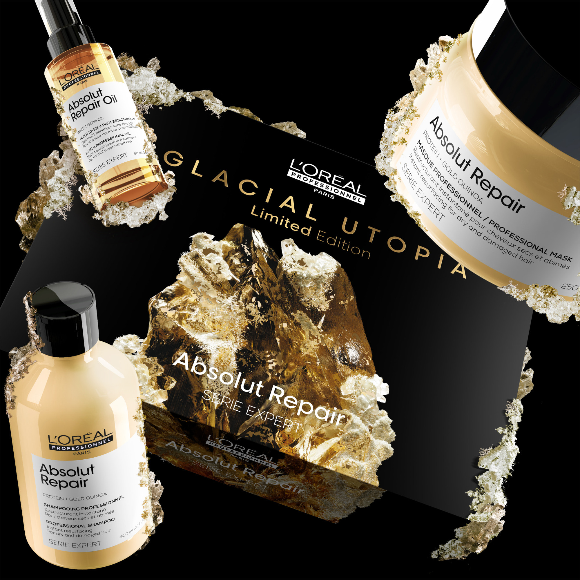 L'Oréal Professionnel Serie Expert Coffret Trio Absolut Repair - cheveux abîmés