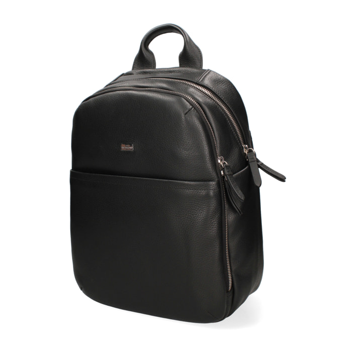 Zaino  da uomo In Vera pelle Made in Italy 26x39x16 cm