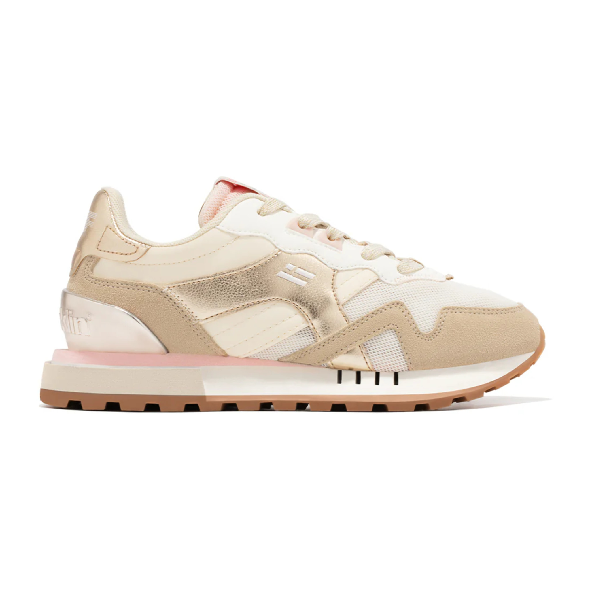 Zapatillas Deportivas Mujer Vibla Zig Patch Beige
