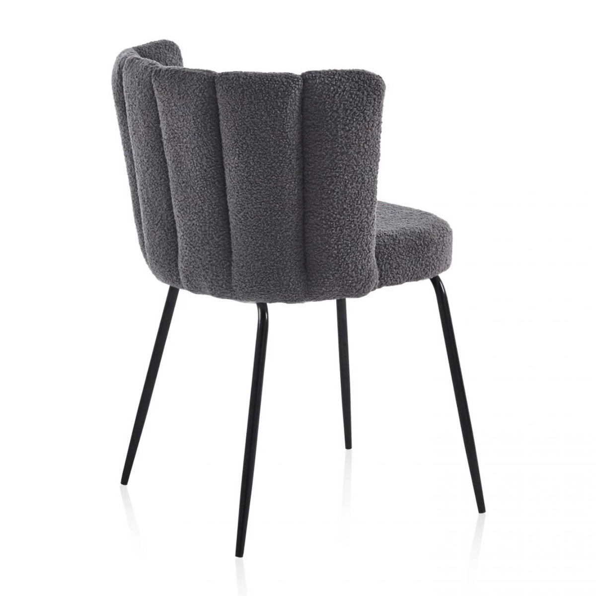 Pack 4 sillas de comedor Bodhi Crochet Gris