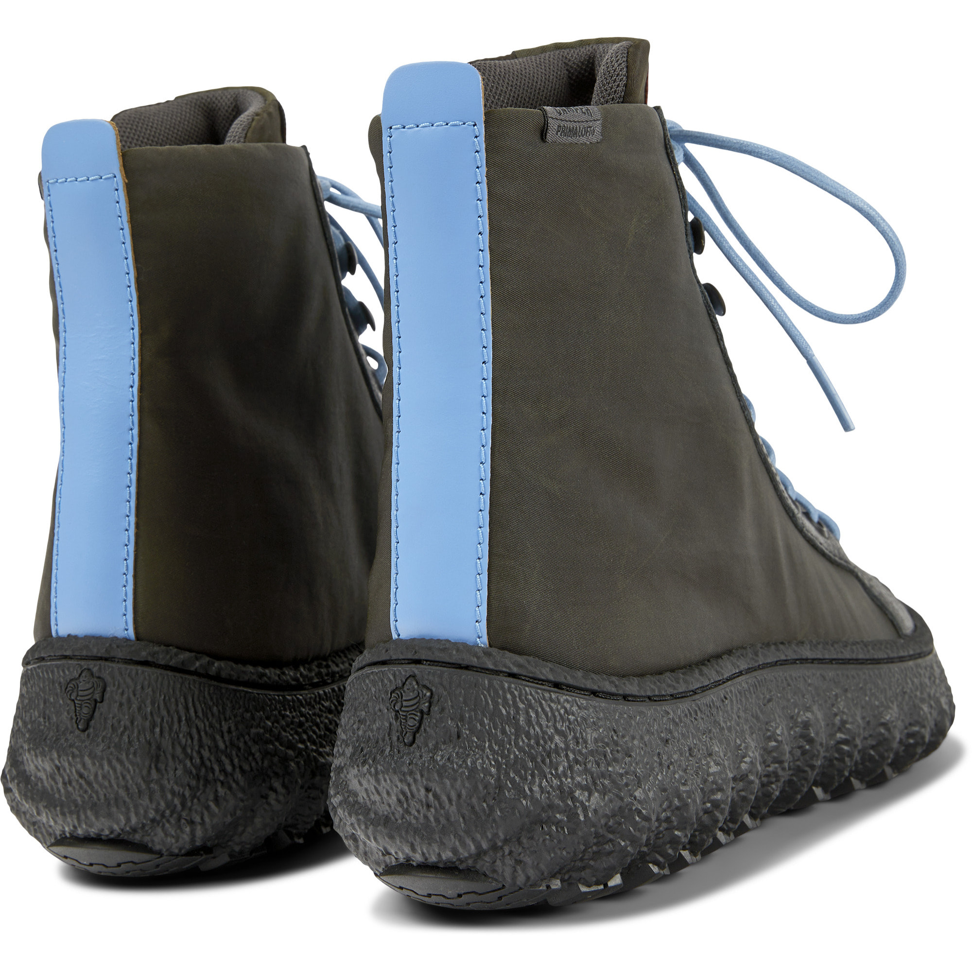 Botines - CAMPER Ground - Verde - Tejido técnico / Cuero