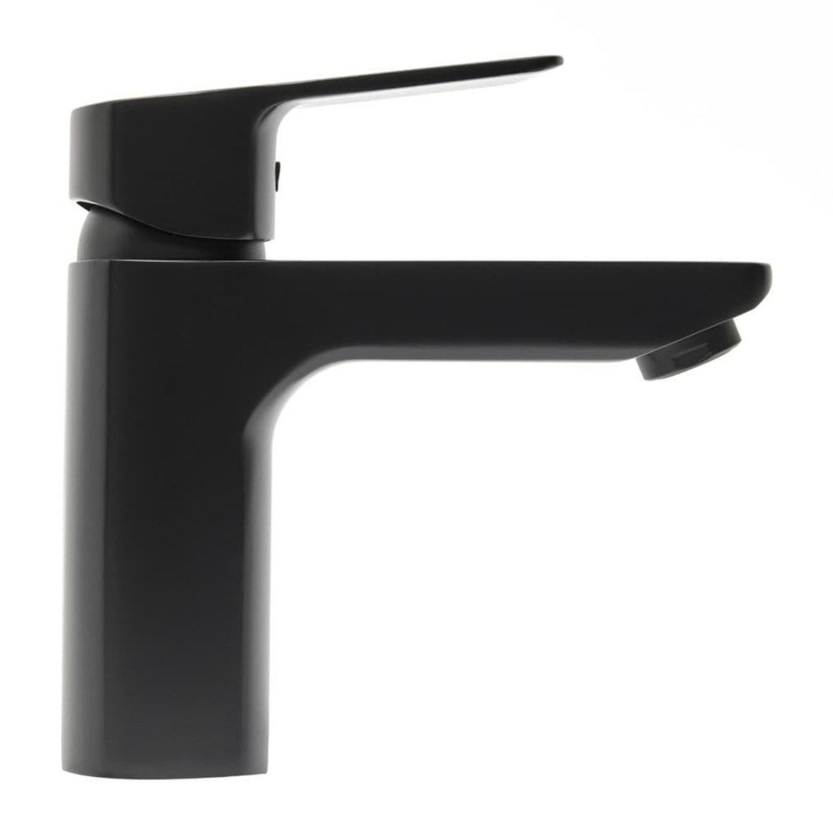 Cube Way mitigeur de lavabo à levier sur pied, sans vidage, noir mat (CU271MC)