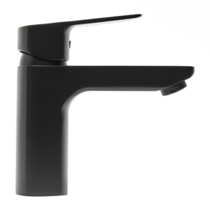 Cube Way mitigeur de lavabo à levier sur pied, sans vidage, noir mat (CU271MC)