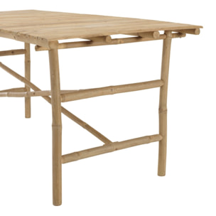 VITAL - Table à manger en bambou 160x80cm