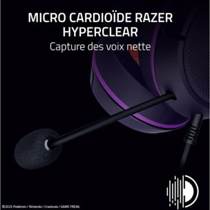 Casque gamer RAZER KRAKEN KITTY V2 ÉDITION POKÉMON GENGAR