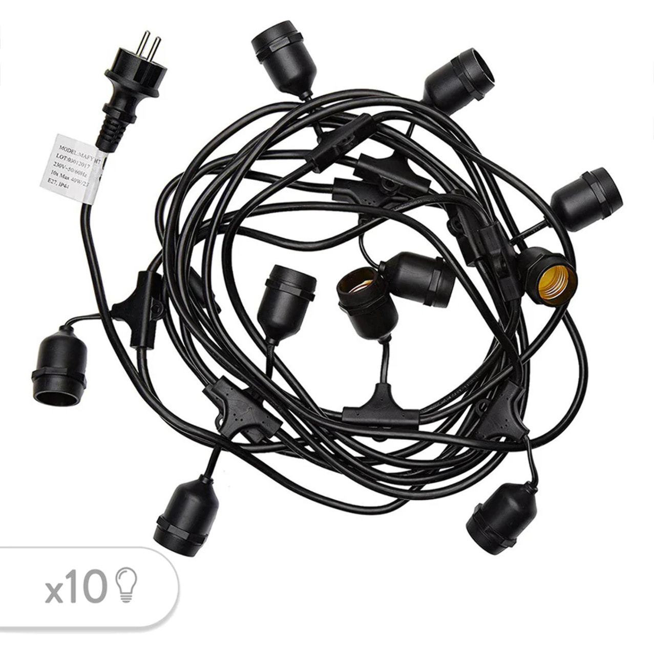 Guirlande connectable MAFY 10xE27 6M