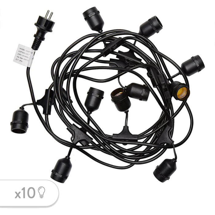 Guirlande connectable MAFY 10xE27 6M