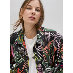 Giubbotto bomber stampato