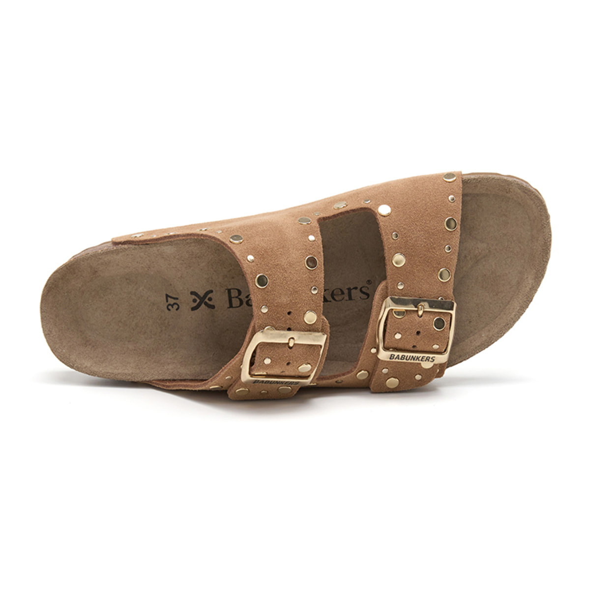 SANDALIA BABUNKERS MARRON