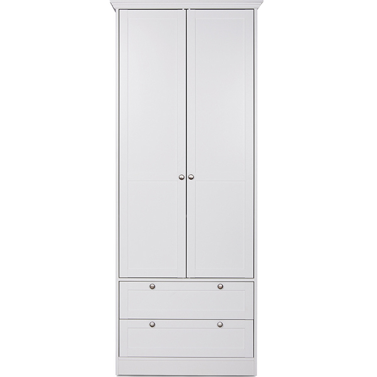 Armoire 2 portes 2 tiroirs - ALIX