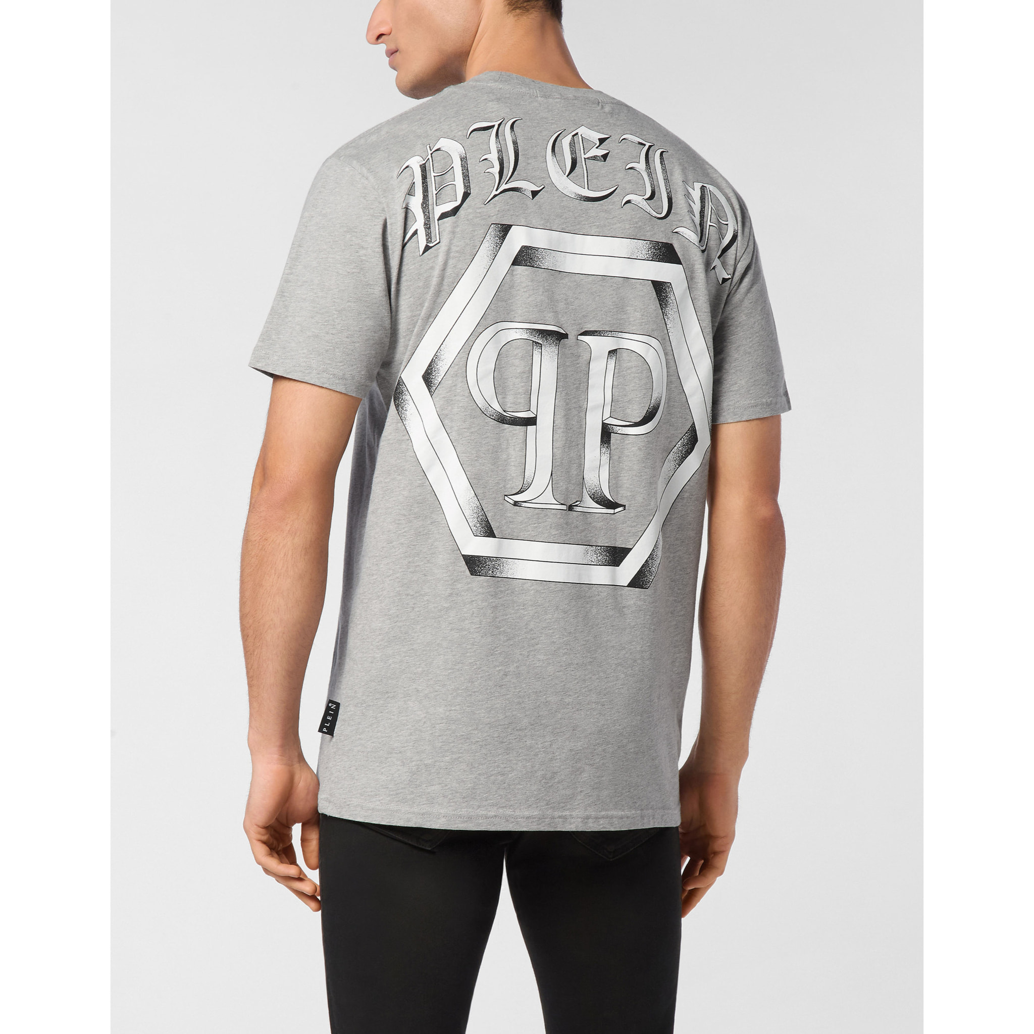 PHILIPP PLEIN T-Shirt Round Neck HEXAGON