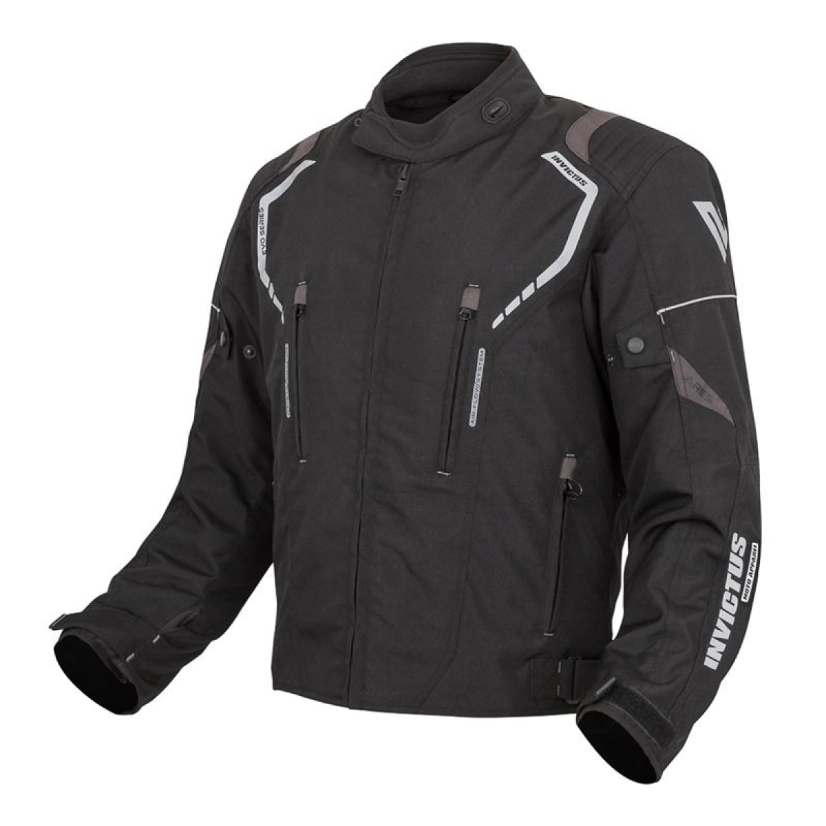 CHAQUETA DE MOTO INVICTUS ARES COLOR GRIS TALLA S