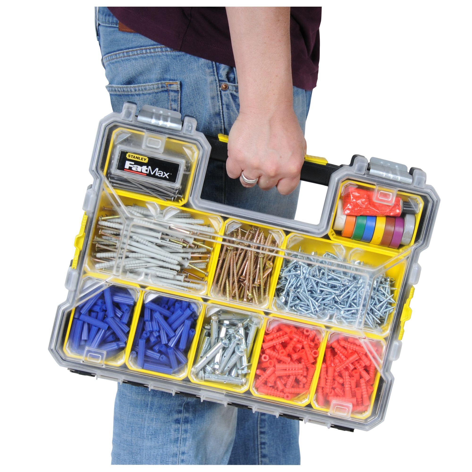 Organiseur étanche profondeur 64mm - 10 Compartiments amovibles Fatmax