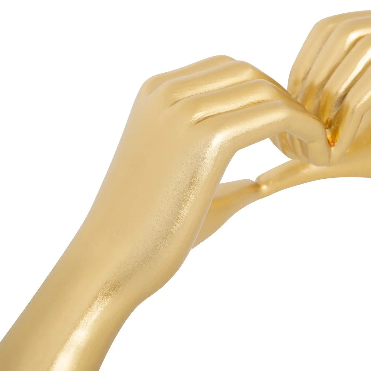 Mains cœur déco Amy l.31cm résine