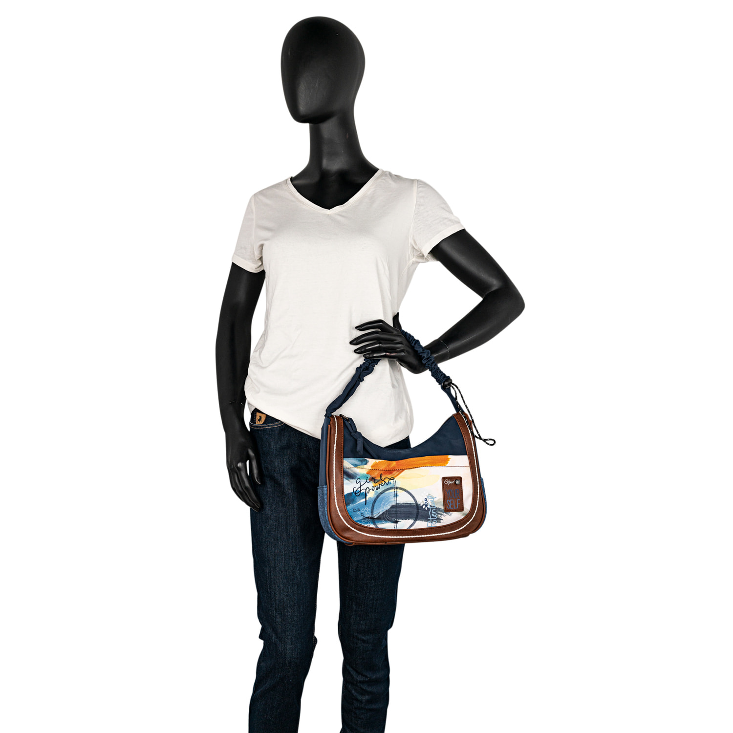 Bolso Bandolera Mujer Skpat Sirmione Azul Marino