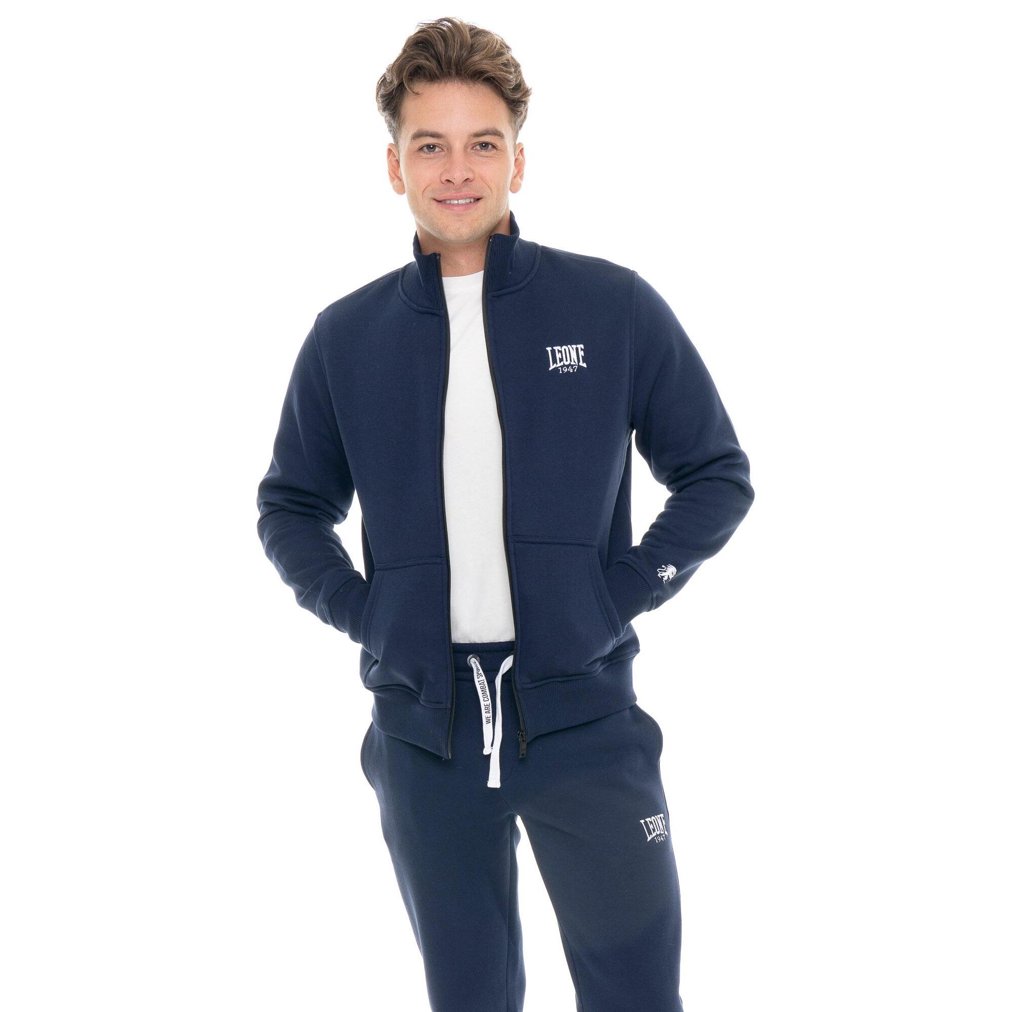 Tuta invernale uomo collo alto e zip, logo piccolo Leone 1947 Soft Basic