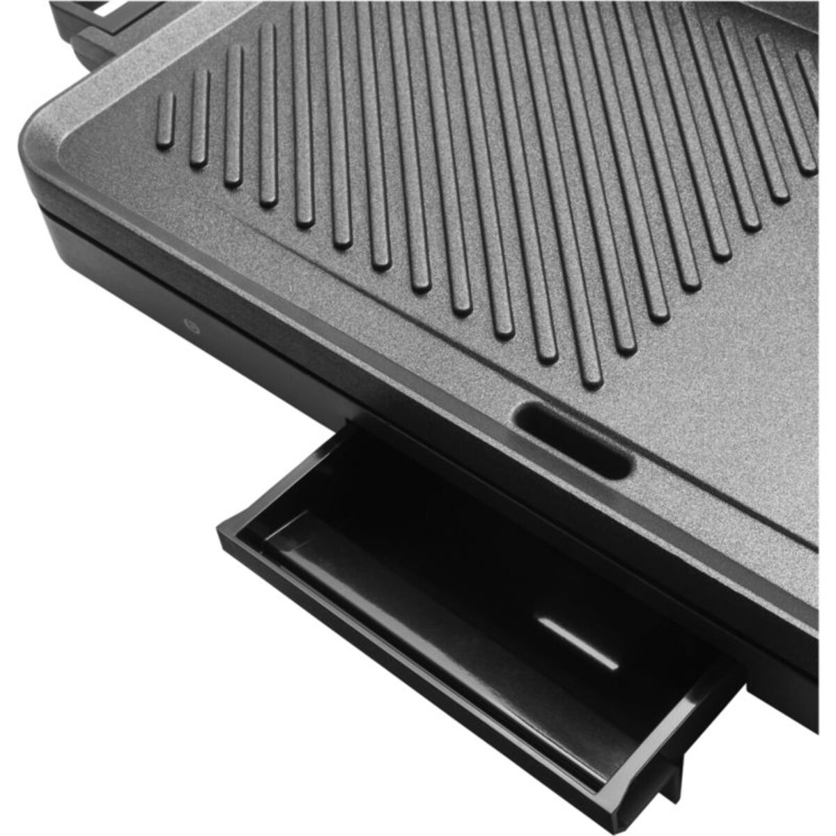 Plancha électrique ESSENTIELB EPL4 noir à poser , 50x25 cm
