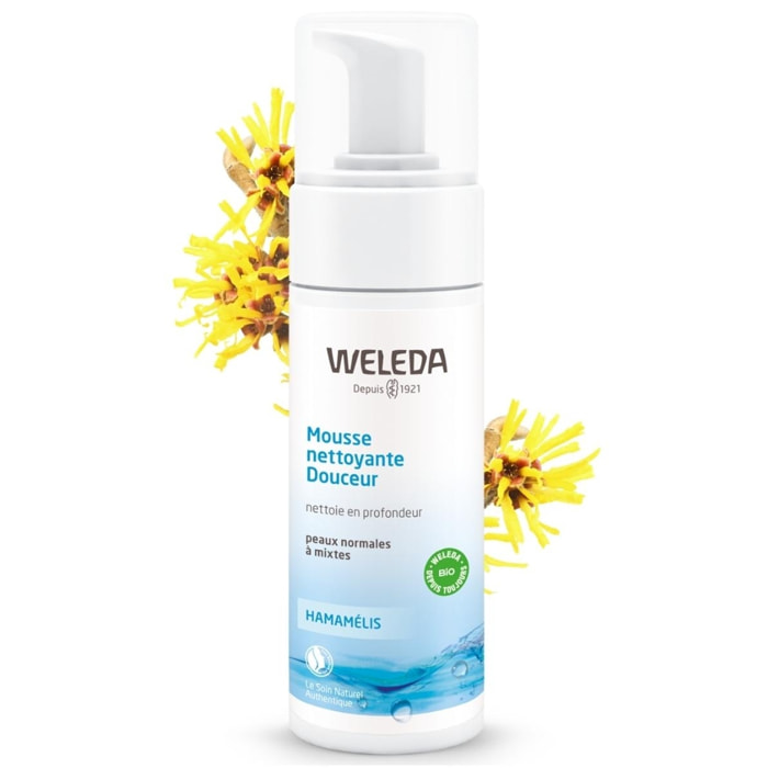 WELEDA - Mousse nettoyante Douceur Hamamélis - 150 ml