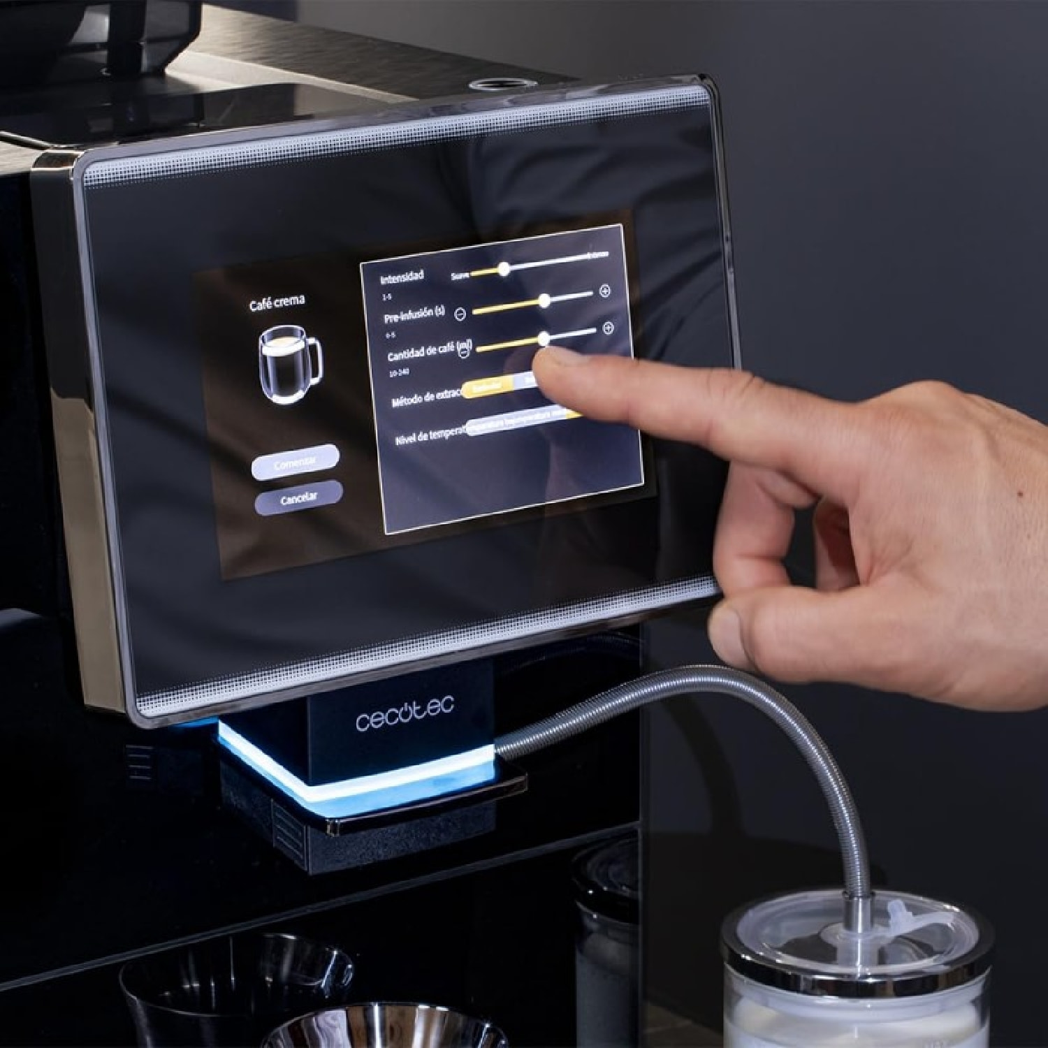 Cecotec Cafetera superautomática Cremmaet Touch OCS