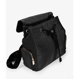 Mochila casual negra en nailon